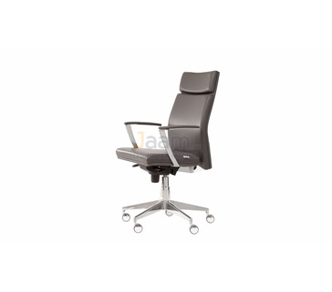 Кресло для руководителя Сидней/П кожа нестандарт/база алюминий