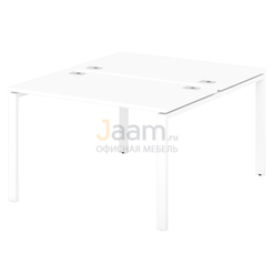 Мебель для персонала Стол-тандем на металлокаркасе S-41