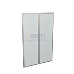Кабинет руководителя Комплект высоких стеклянных дверей в раме 19555 А
