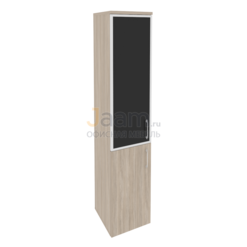Мебель для персонала Офисный шкаф высокий узкий левый O.SU-1.2RB(L)