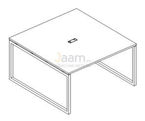 Стол для переговоров Стол для переговоров на металлокаркасе QUATTRO Б4 131 БП
