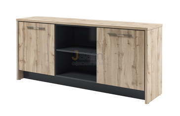 Кабинет руководителя Офисная тумба с нишей и 2 дверьми Т-13-04