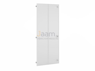 Мебель для персонала Двери стекл. в алюм. раме большие (для шкафа) 9530A