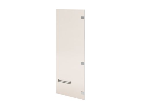 Дверь средняя стеклянная Solution D-021 395x4x1072 (Акация Морава/Кашемир)