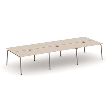 Рабочая станция 6 мест ES.D.RS-6.3-LK (4140х1500х750)
