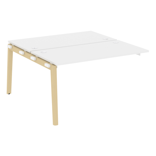 Наборный элемент рабочей станции на деревянных опорах Onix Wood OW.2.NRS-3.7 1380x1475x750
