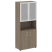 Шкаф комбинированный, со стеклом в алюминиевой раме нужен топ LT-ST 1.4R 800x450x1990