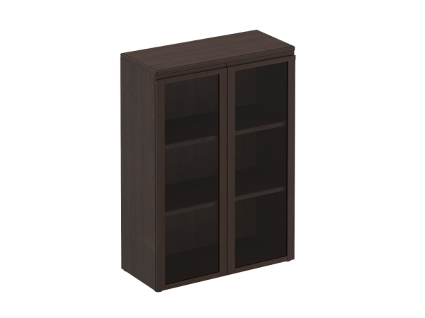 Шкаф для документов средний со стеклянными дверями Mark МК 312 904x404x1270
