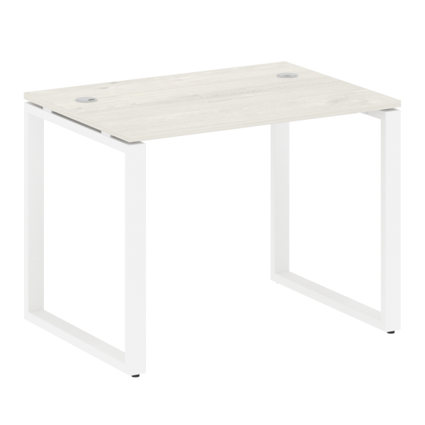 Стол письменный Metal System Style БО.СП-1 1000x720x750 (Дуб Наварра/Белый металл)