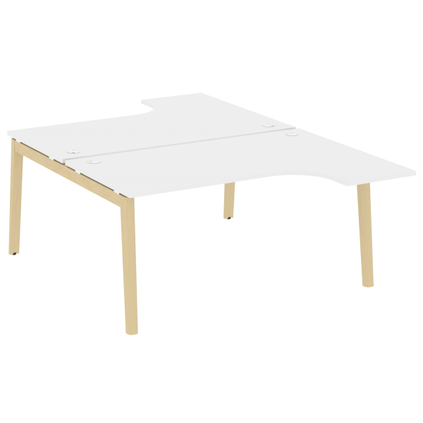 Рабочая станция на деревянных опорах Onix Wood OW.D.SA-4 1580x2395x750