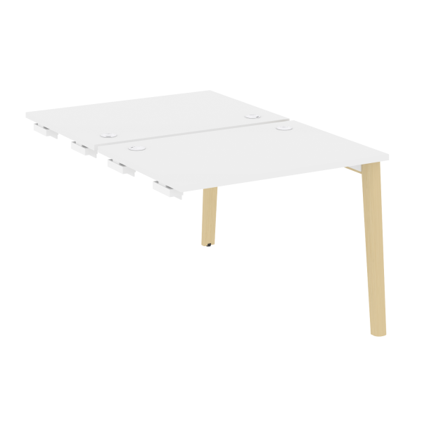 Стол-приставка двойной на деревянных опорах Onix Wood OW.D.SPR-1.7 980x1475x750