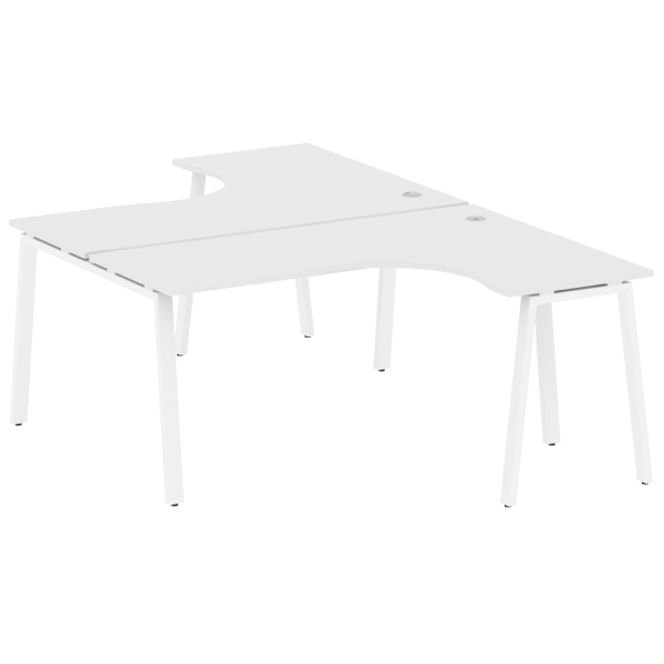 Рабочая станция криволинейная Metal System Style БА.РАС-СА-2.4 1600x2435x750