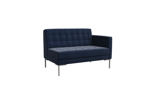 Секция с подлокотником двухместная FR-SP-02 (L)