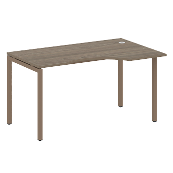Стол криволинейный правый Metal System Style БП.СА-2 Пр 1400x900x750