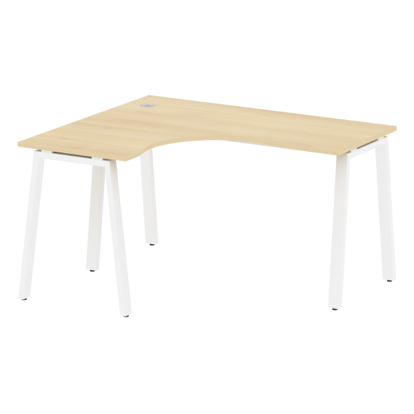 Стол криволинейный левый Metal System Style БА.СА-3 Л 1400x1200x750