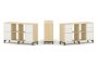 Набор стеллажа 1 сторонний, 2 яруса SN.NS-241 (1488х400х881)