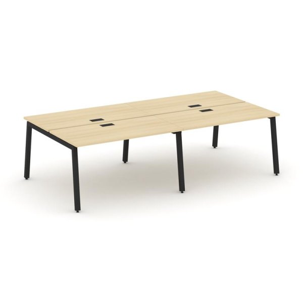 Рабочая станция 2-х сторонняя SN-5A.DRS-043 (2760х1432х750) (Акация Лорка/Металл Черный)