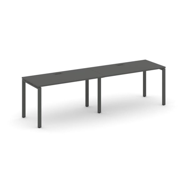 Рабочая станция 1 сторонняя SN-6P.ORS-024 (3160х800х750) (Антрацит/Металл Антрацит)