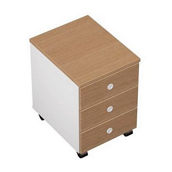 Тумба выкатная 3-ящичная с центральным замком Profiquadro КВ 219 БВ 426x528x590