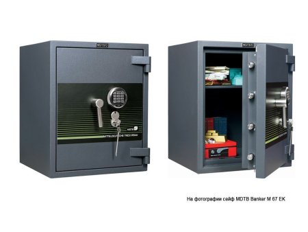 Взломостойкий сейф MDTB Banker-M 1368 EK (Графит)