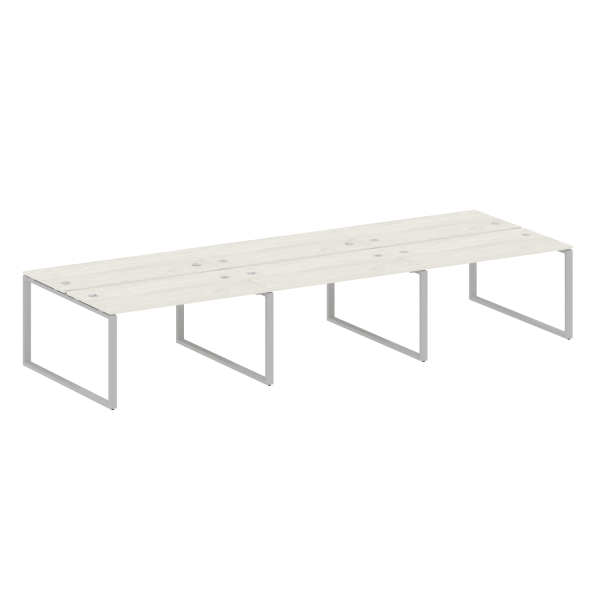 Рабочая станция Metal System Style БО.СМ-6.3 4200x1475x750 (Дуб Наварра/Серый металл)