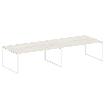 Переговорный стол 2 столешницы Metal System Style БО.ПРГ-2.5 3600x1235x750