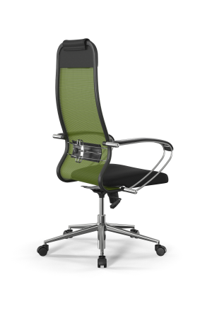 Кресло для руководителя Метта Sit 10 B1-111K - X2+UMF(X1) /Ub00/Wh00/K1cL(M09.B23.G18.W01) (Зеленый | Черный)