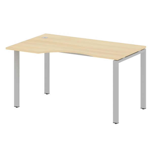 Стол криволинейный левый Metal System Style БП.СА-2 Л 1400x900x750