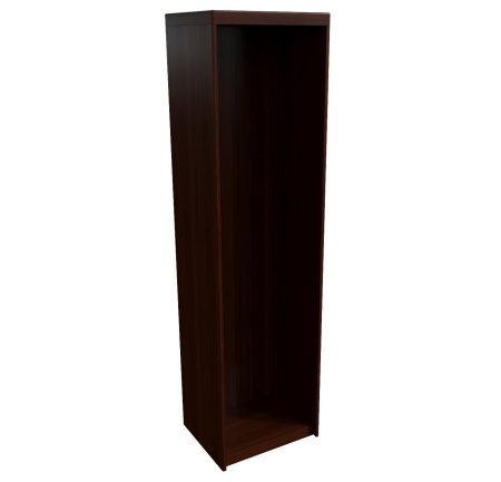 Каркас шкафа одностворчатого Kingston 22501W 470x450x2000 (Темный орех)