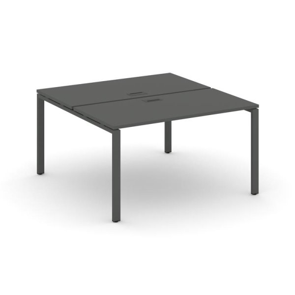 Рабочая станция 2-х сторонняя SN-6P.DRS-021 (980х1632х750) (Антрацит/Металл Антрацит)
