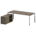 Стол для руководителя с тумбой левый БГ.СРТ-6.9 (L) 2100x1720x750