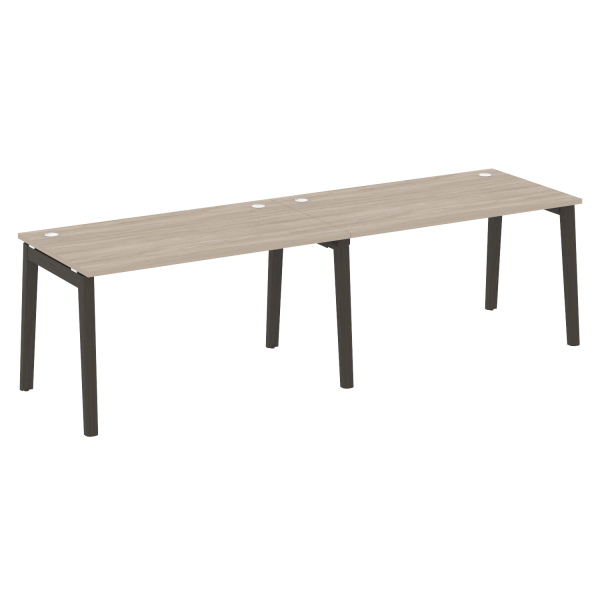 Рабочая станция на деревянных опорах Onix Wood OW.RS-2.3.8 2760x800x750