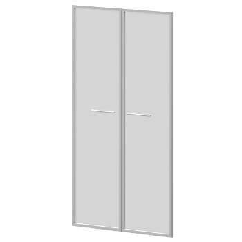 Фасады рамочные стеклянные Кортез KZF-48RS(Б) 784x20x1564