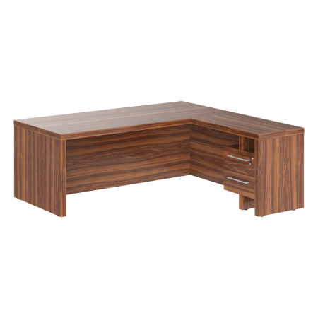 Стол руководителя Zenn ZCT 2019HR 2000x1900x745 (Орех Даллас)