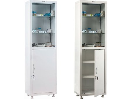 Медицинский шкаф HILFE МД 1 1650/SG (Белый)