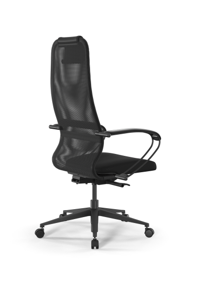 Кресло для руководителя Метта SynchroSit 8 B1-8K - X1+UMF(X1) /Uh00/Wh00/K1bL(M24.B11.G19.W02) (Темно-серый | Черный)