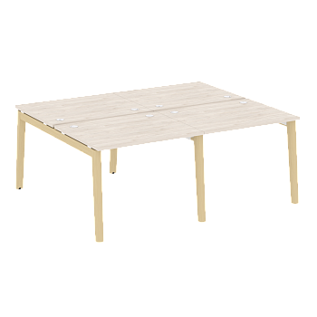 Рабочая станция на деревянных опорах Onix Wood OW.D.RS-4.1.8 1960x1635x750