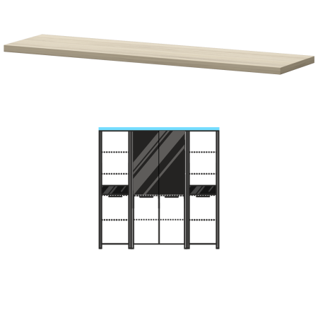 Топ Акцент КТ-76.38 1790x441x38