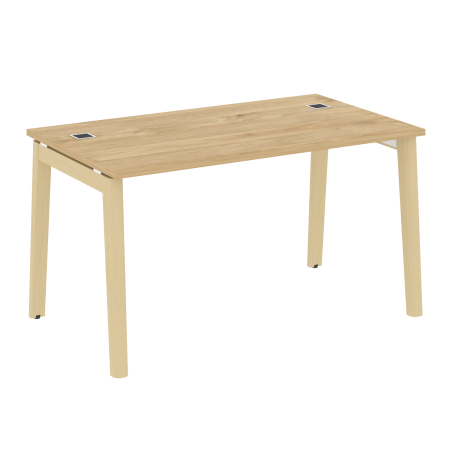 Стол руководителя на деревянных опорах Onix Wood Direct OW.SRR-3.8 1380x800x750
