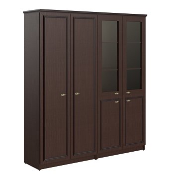 Стеллаж высокий 2-х секционный с дверьми Raut RHC 180.6 1808x466x2023