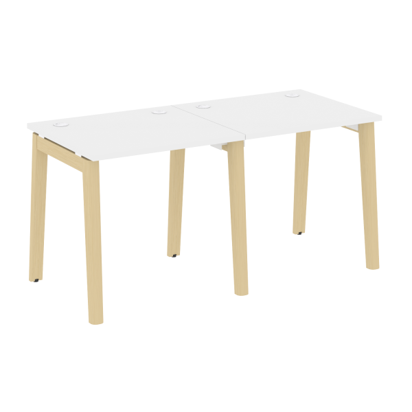 Рабочая станция на деревянных опорах Onix Wood OW.RS-2.0.7 1560x720x750
