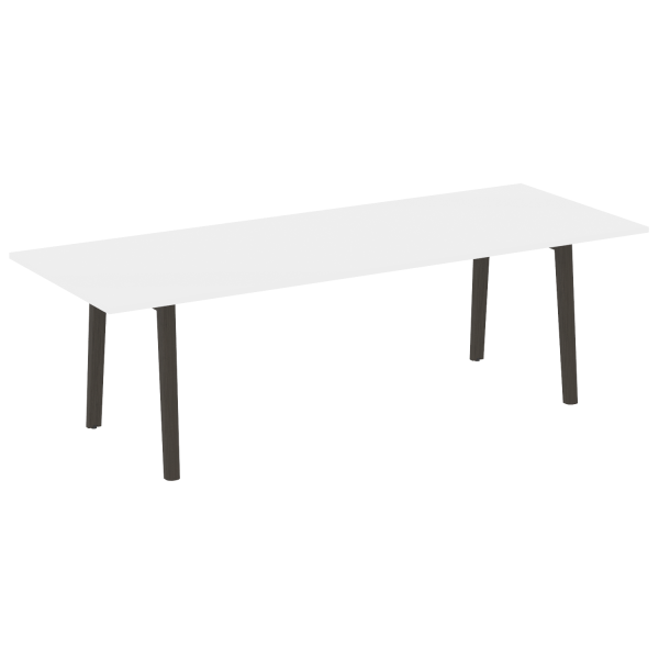 Стол переговорный на деревянных опорах Onix Wood Direct OW.PRG-25 2580x980x750