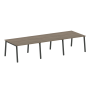 Стол для переговоров (3 столешницы) на А-образном м/к Metal System Style БА.ПРГ-3.2 3600x1235x750