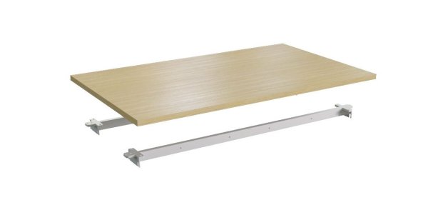 Столешница одинарная 120 Steel 11120 1200x700x25 (Дуб светлый)