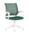 Кресло офисное TopChairs ST-BASIC-W зеленый крестовина пластик белый (Компьютерное кресло ST-BASIC-W зеленый)