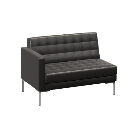 Секция с подлокотником двухместная FR-SP-02 (R)