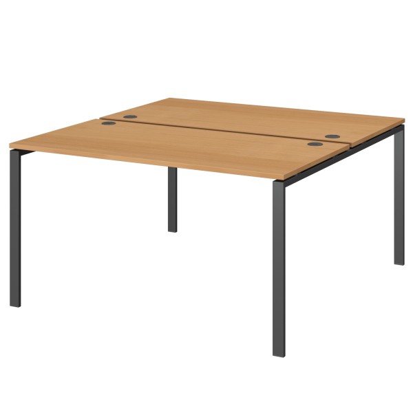 Бенч двойной на 2 рабочих места Арго-М АМБ-002.60 1200x1236x760 (Ольха/Антрацит)