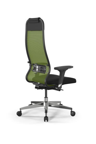 Кресло для руководителя Метта SynchroSit 10 B1-111D - X2+UMF(X1) /Ub00/Wh00/D02P(M23.B22.G18.W03)