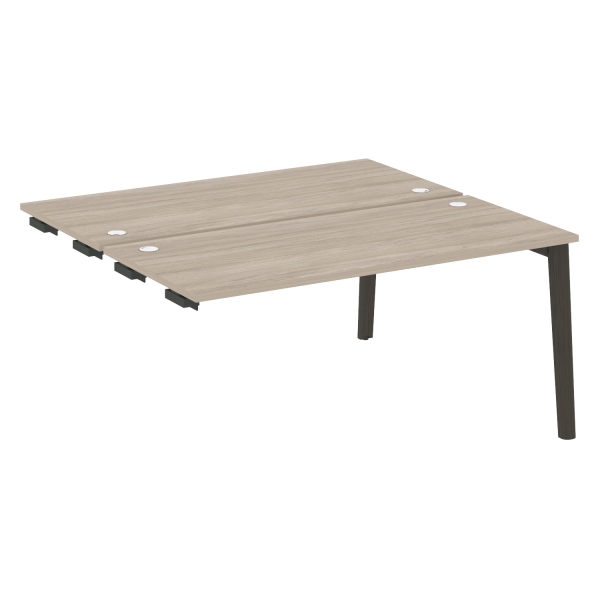 Стол-приставка двойной на деревянных опорах Onix Wood OW.D.SPR-4.7 1580x1475x750