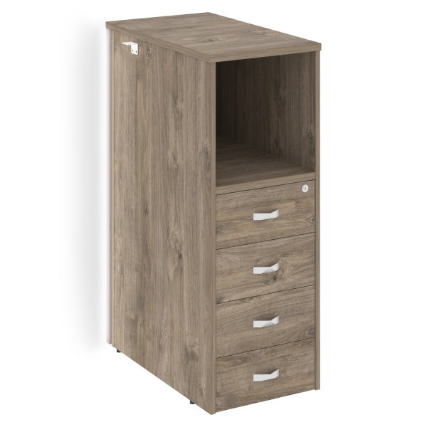 Тумба с подсветкой 4 ящика завершающая, правая Onix O.R-TV-4.SR 436x767x1185